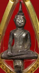 พระยอดธงพระเจ้าตาก วัดมาบไผ่ จันทบุรี เนื้อเงิน  #4