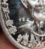 เหรียญเซียนแปะโรงสี เนื้อเงิน รุ่นมหาเฮง ปี 2561 ปทุมธานี #4